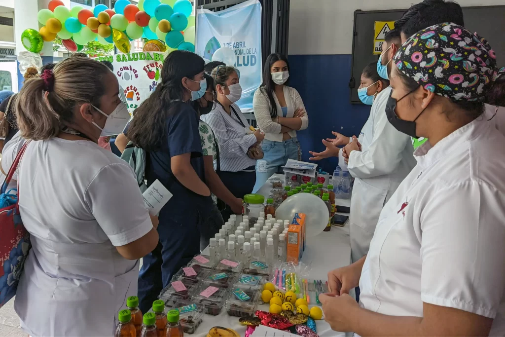 Evento del Día Mundial de la Salud 2022 en el Hospital Santamaria.